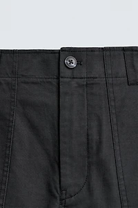 WASHED STRAIGHT FIT PANTS
