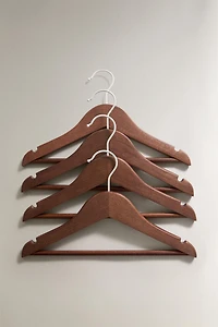 BABY WOODEN HANGERS WITH BAR (PACK OF 3)