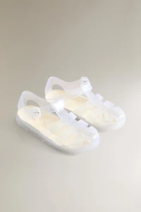 KIDS GLITTER CAGE SANDALS
