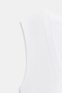 T-SHIRT EN COTON COL V