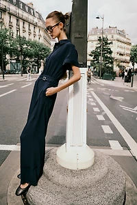 LONG CREPE JUMPSUIT