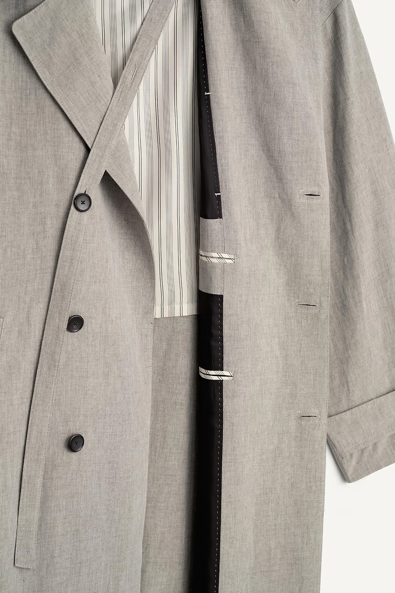 PARKA RELAXED FIT VISCOSE - LIN
