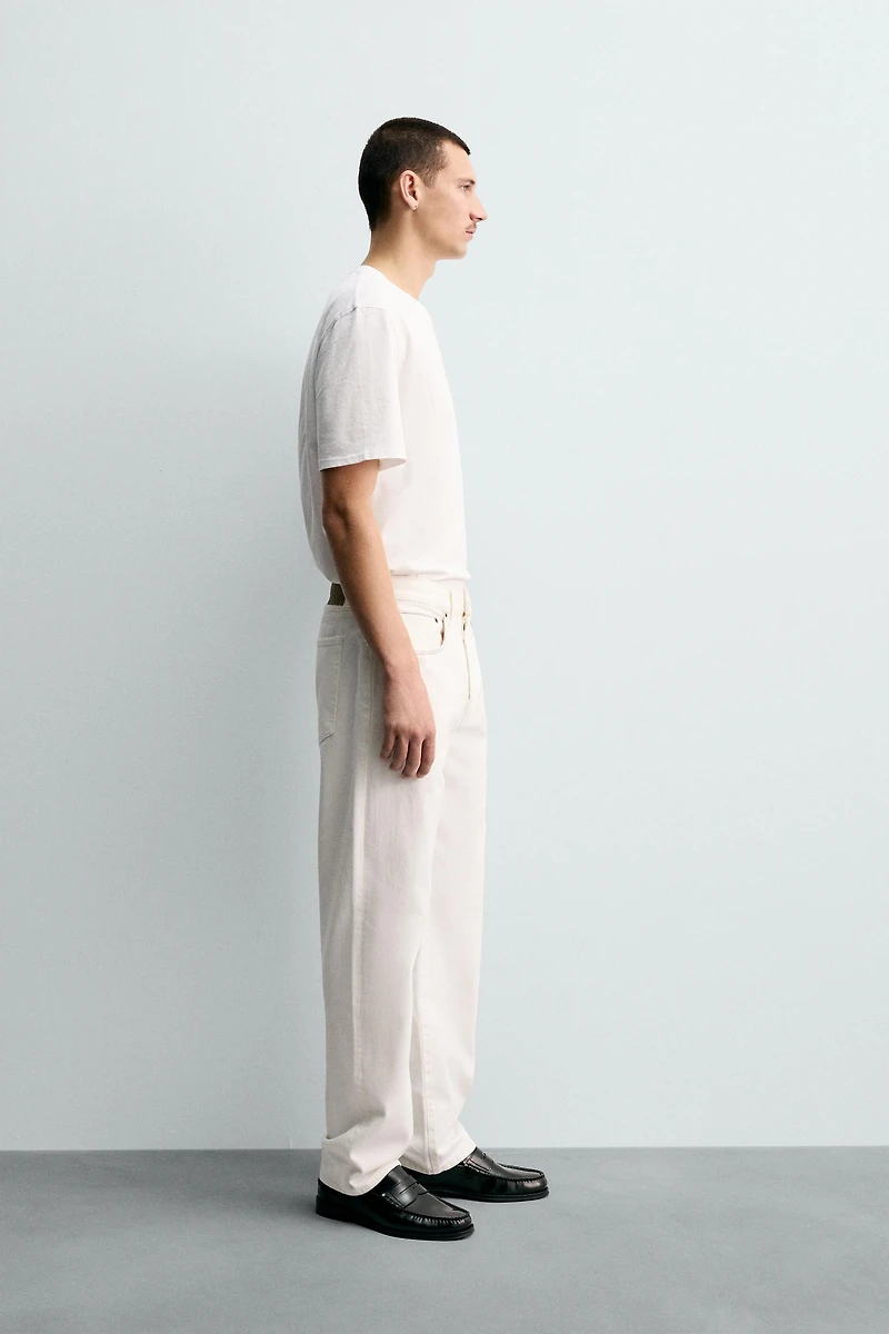 STRAIGHT ANKLE FIT SELVEDGE JEANS