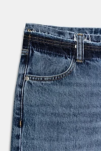 ZW COLLECTION LOW-RISE STRAIGHT LEG JEANS