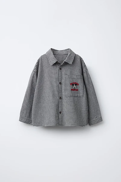 MICKEY MOUSE © DISNEY PLAID SHIRT