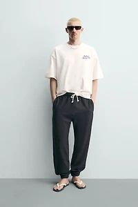 RELAXED FIT TEXT PRINT T-SHIRT