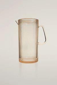 STRIPED ACRYLIC PITCHER