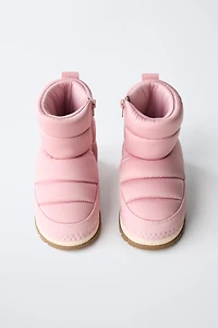 METALLIC WATER REPELLENT BOOTS