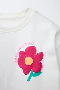 RAISED PRINT T-SHIRT