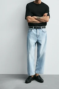 TAPERED WIDE FIT JEANS