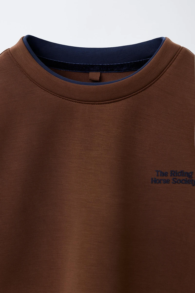 SWEAT MODAL COL CONTRASTE