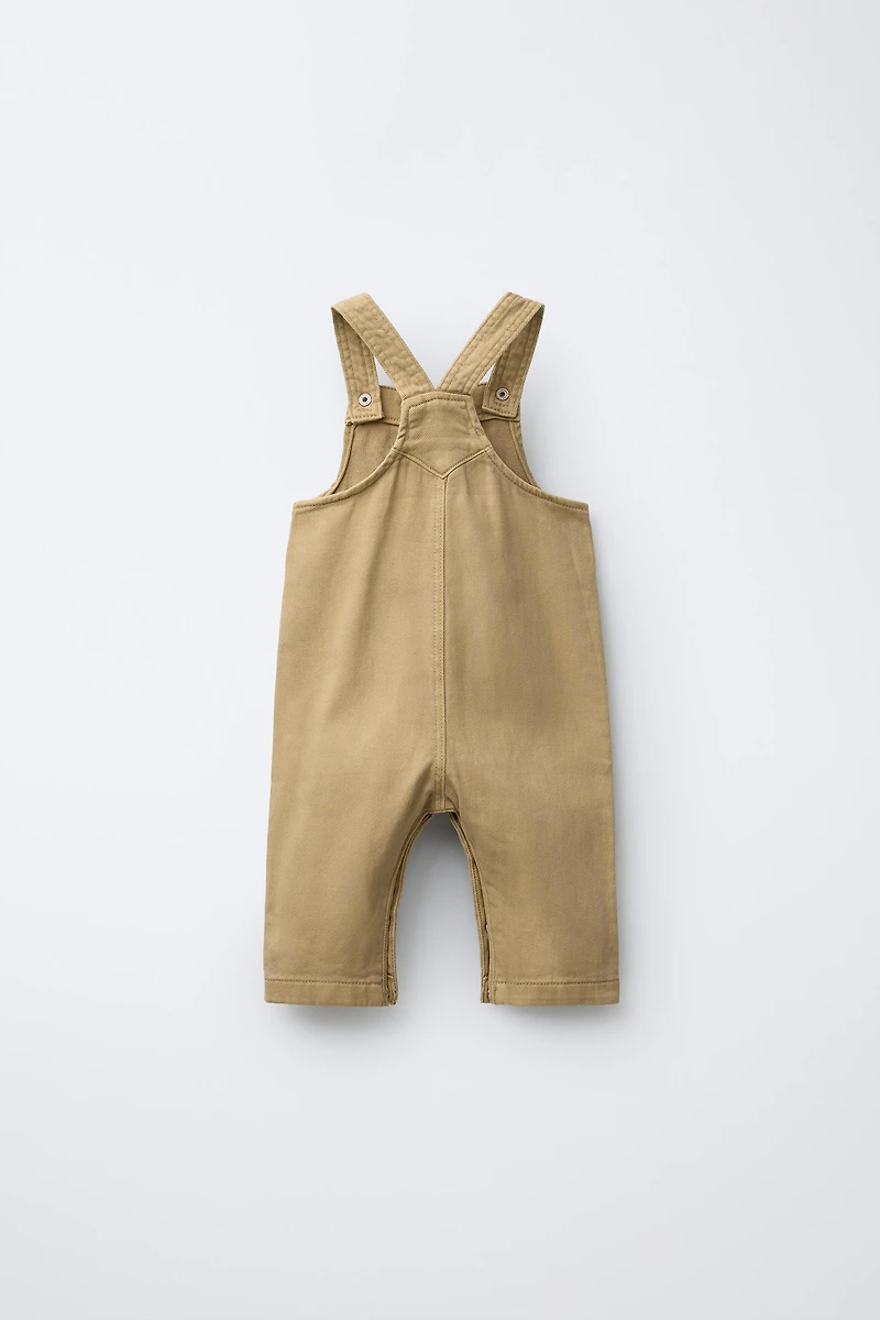 PLAIN LONG TWILL OVERALLS
