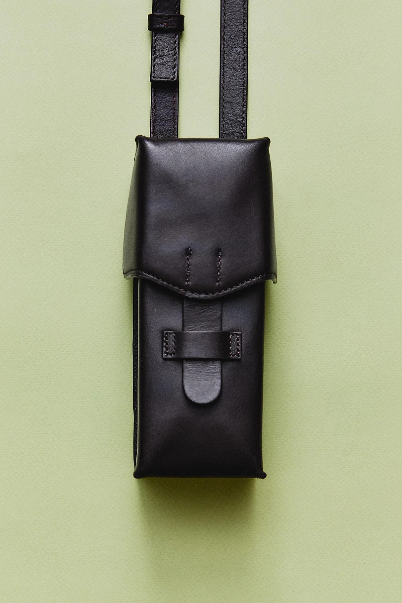 LEATHER LOMOMATIC CAMERA CASE