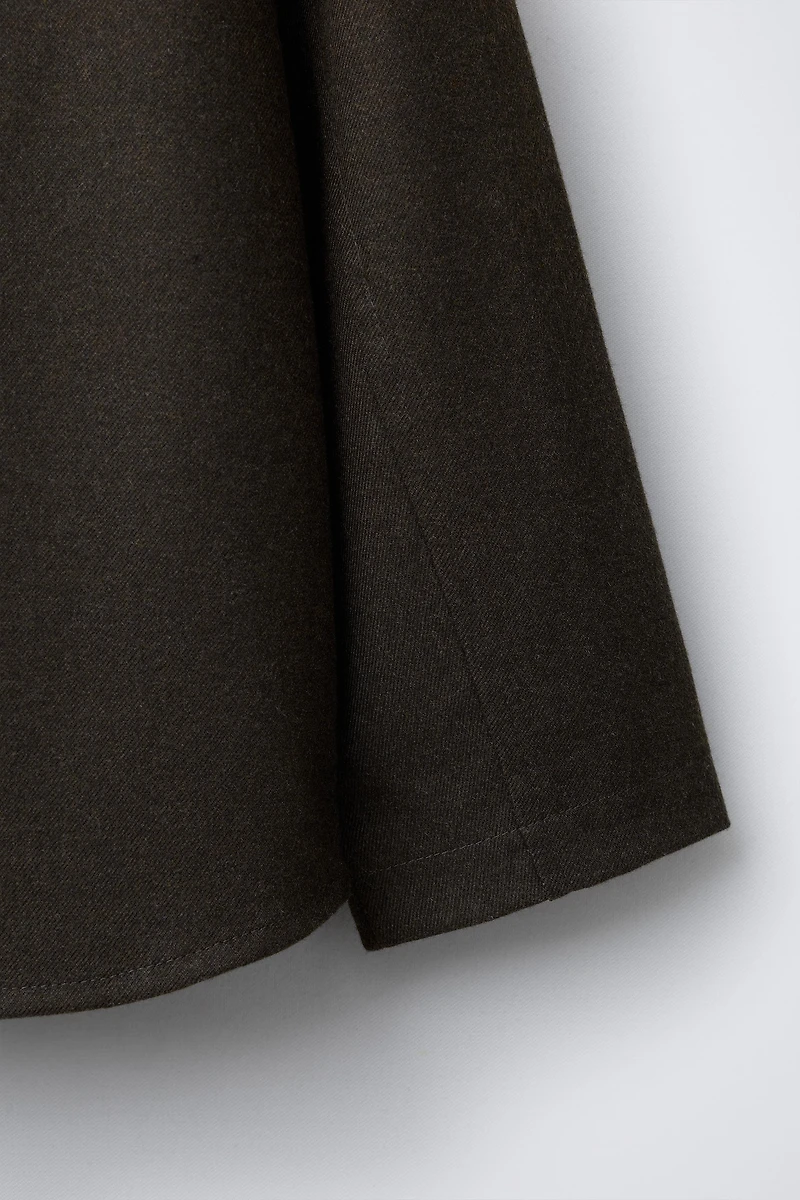 FLANNEL POCKET OVERSHIRT