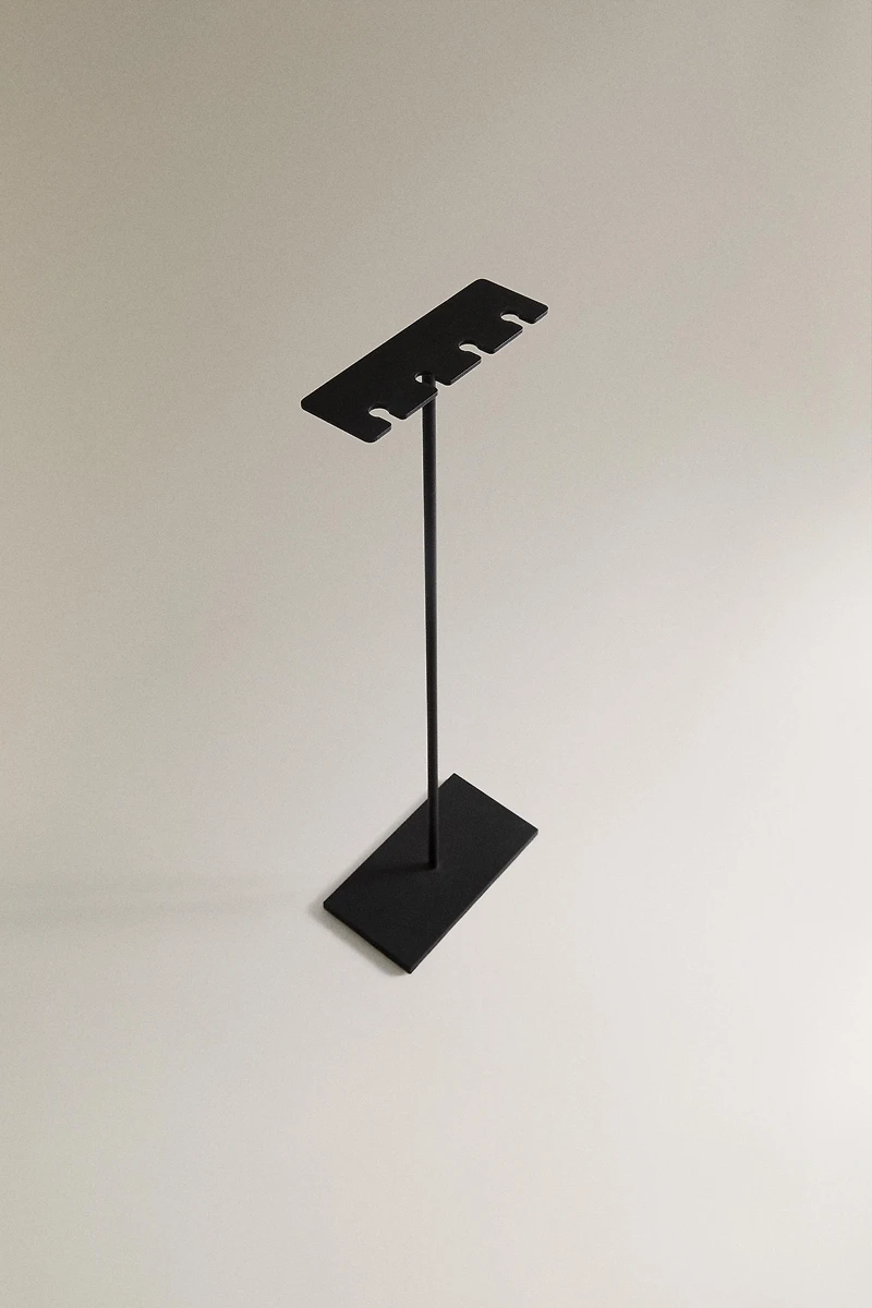 SUPPORT EN FER POUR ACCESSOIRES DE CHEMINÉE