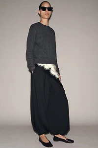 ZW COLLECTION PINSTRIPE BALLOON PANTS