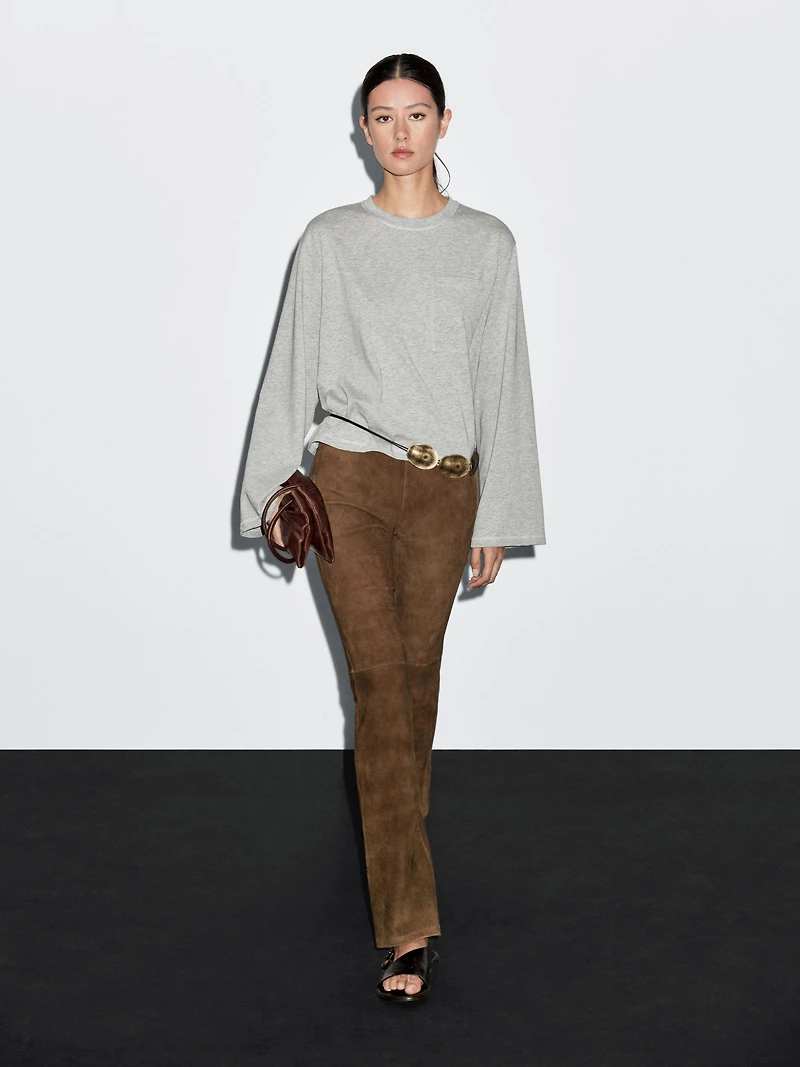 Oversize T-shirt with pocket details