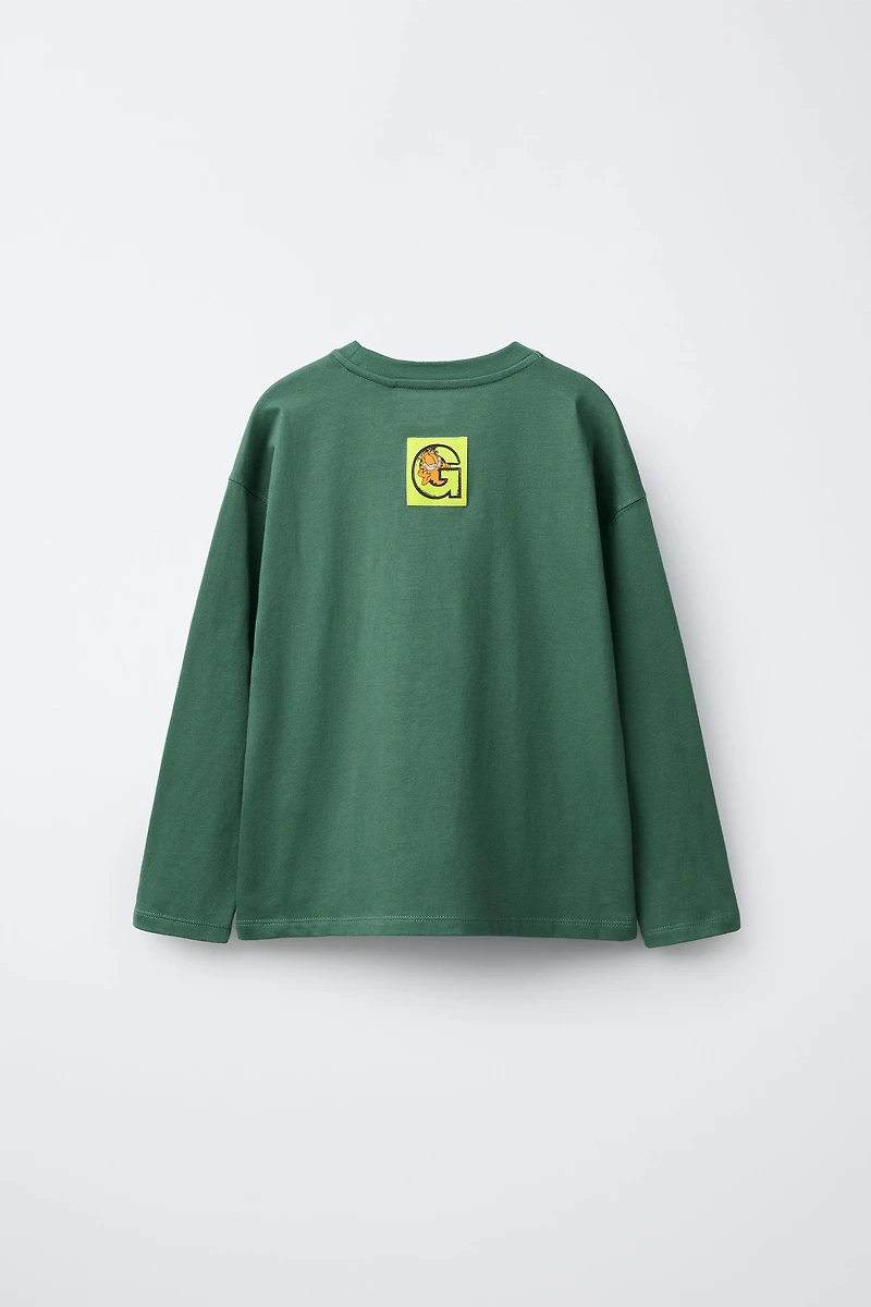 GARFIELD © PAWS INC GRAFFITI PRINT T-SHIRT