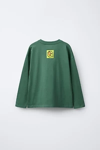 GARFIELD © PAWS INC GRAFFITI PRINT T-SHIRT