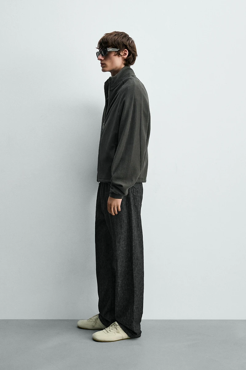 RELAXED FIT OTTOMAN JACKET