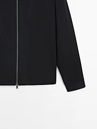 Wool blend jacket
