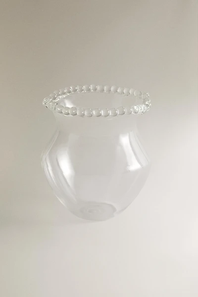 BUBBLE GLASS VASE