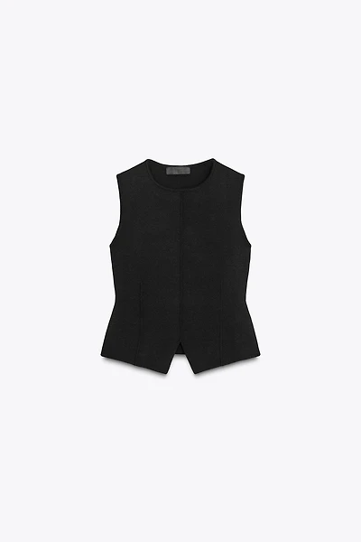 PEPLUM KNIT TOP