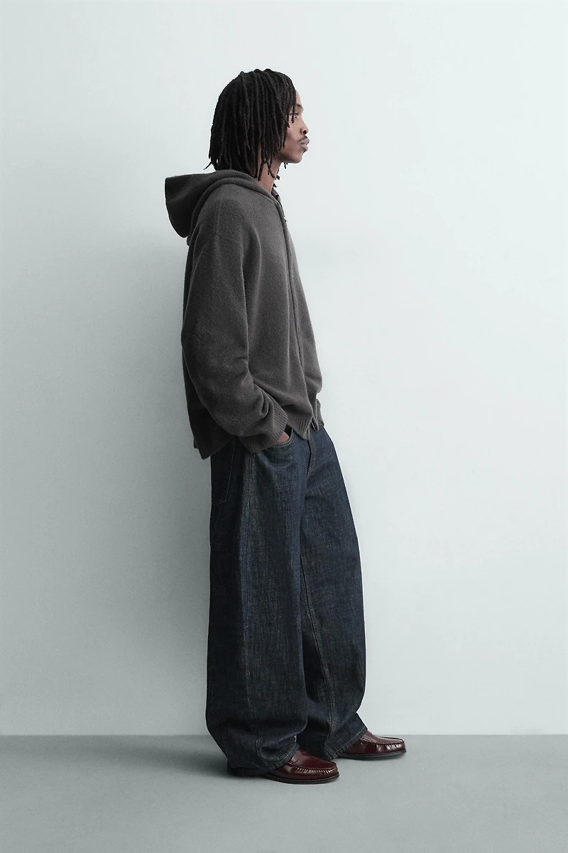 HOODED CARDIGAN