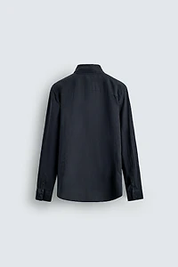 REGULAR FIT 100% LINEN SHIRT