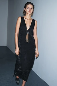 ZW COLLECTION LIMITED EDITION JACQUARD MIDI DRESS