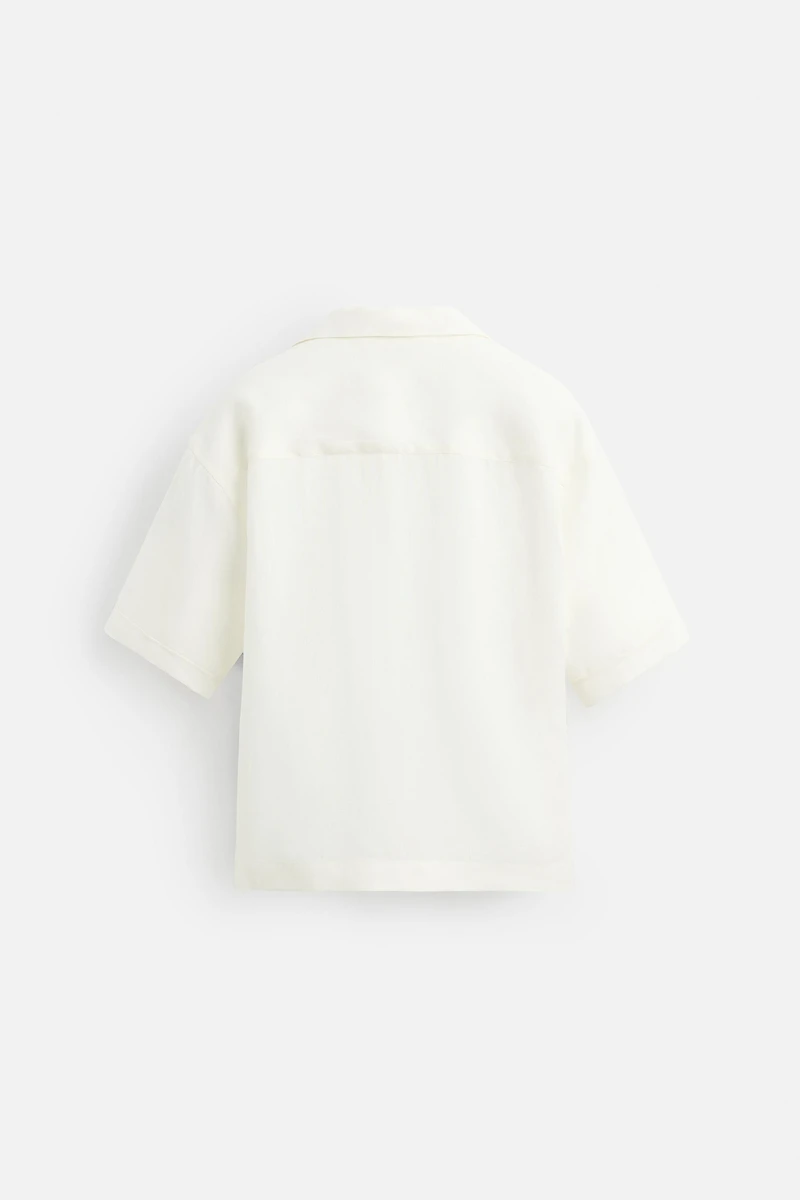CHEMISE 100 % LIN LAZADA