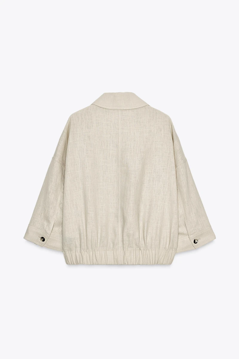 LINEN SAFARI JACKET