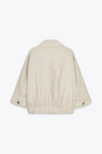 LINEN SAFARI JACKET