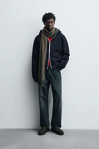 SWEAT À CAPUCHE EN FEUTRE