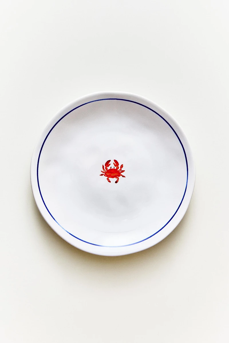 ASSIETTE À PAIN GRÈS ANIMAL MARIN