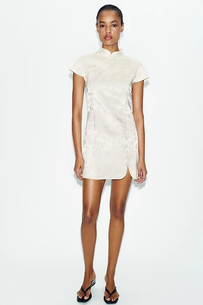 SHORT JACQUARD DRESS
