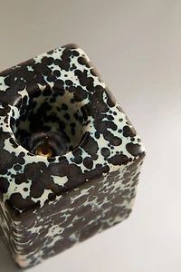 SPECKLED CANDLEHOLDER