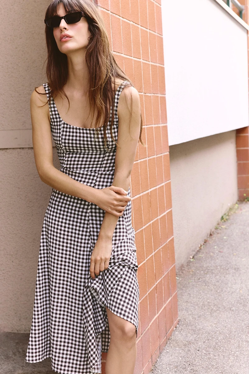 GINGHAM DRESS