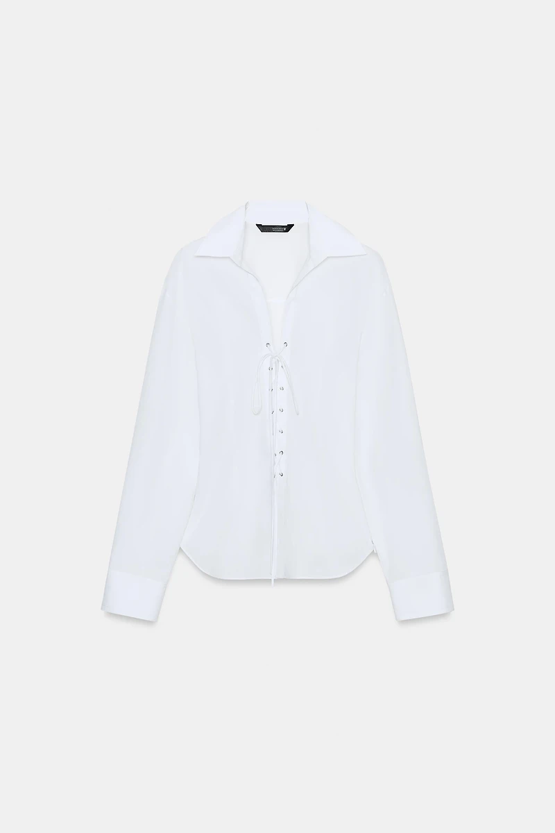FITTED POPLIN SHIRT