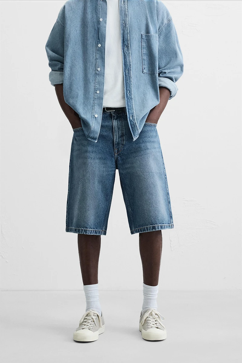 BAGGY FIT DENIM SHORTS