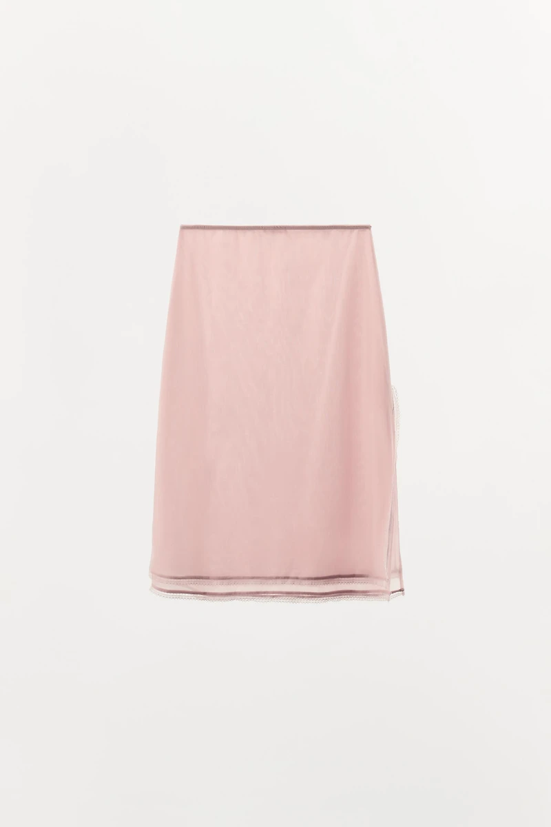ORGANZA MIDI SKIRT