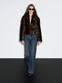 Veste courte en cuir de Toscane