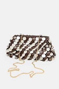 APPLIQUÉ POUCH BAG
