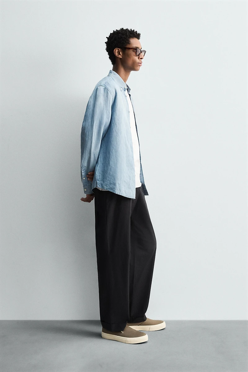 REGULAR FIT DENIM SHIRT