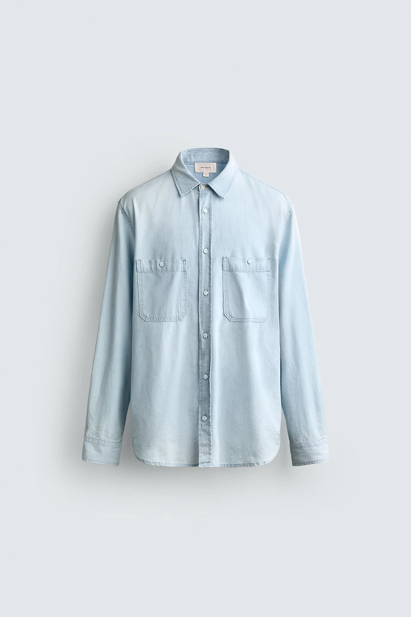 REGULAR FIT DENIM SHIRT