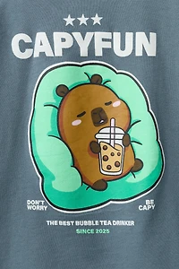 GARMENT DYE CAPYBARA CAPYFUN © T-SHIRT