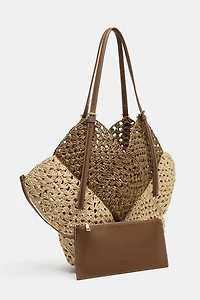 WOVEN BODY SHOPPER BAG