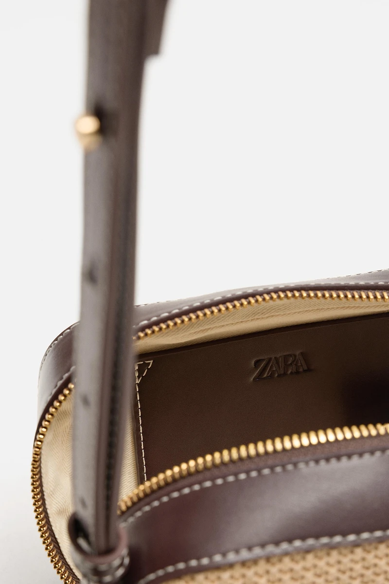 WOVEN CROSSBODY BAG