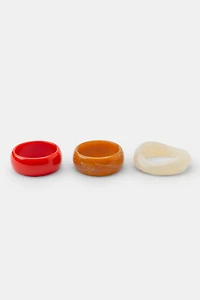 THREE-PACK OF RIGID BRACELETS