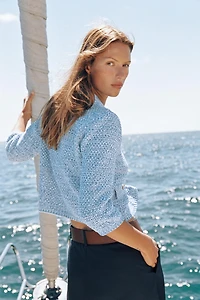 FRENCH SLEEVE CARDIGAN